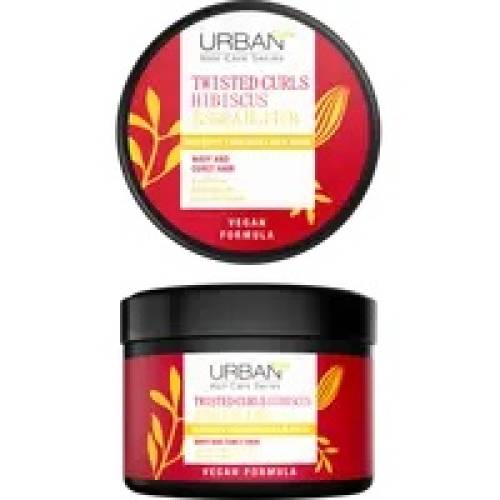 Masca intensiva pentru par cret cu Hibiscus si unt de Shea, 230 ml, Urban Care