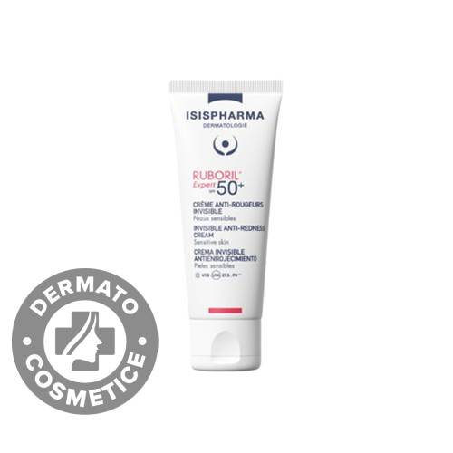Crema antiroseata Invisible SPF50+ Ruboril, 40ml, Isis Pharma
