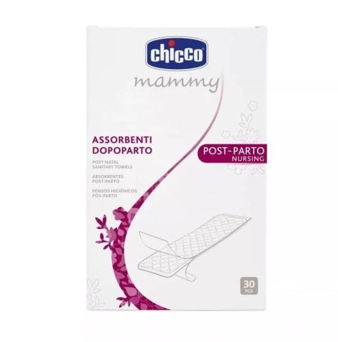 Absorbante sanitare postnatale 01143, 30 bucati, Chicco