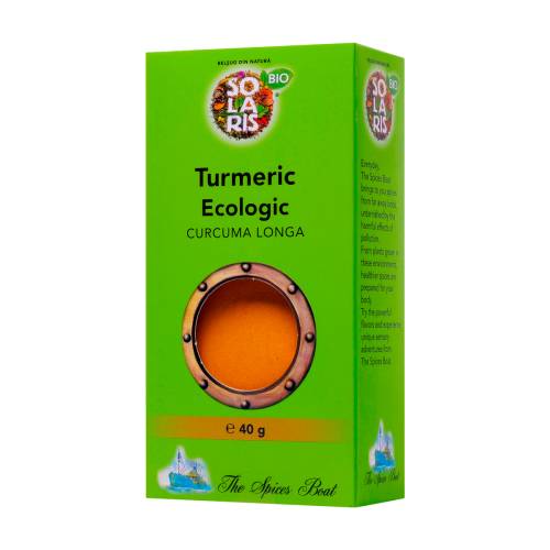 Turmeric macinat Eco The Spices Boat, 40g, Solaris
