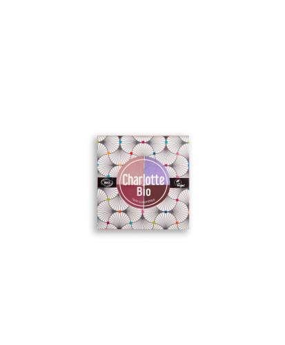 Fard bio pentru pleoape paleta in 4 culori cu Acid Hialuronic si Castravete Luxury, 5.6g, Charlotte Bio