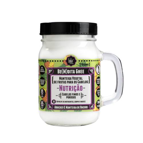 Masca de par intens hidratanta cu ananas si unt de bacuri Bemdita Ghee, 350g, Lola Cosmetics