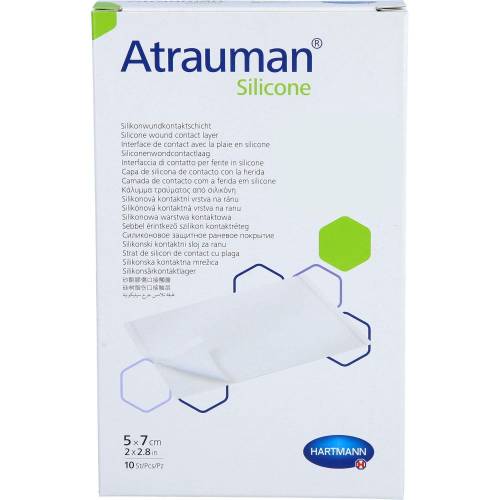 Atrauman Silicone steril 5x7 cm Kompressen 10 St