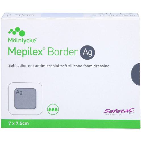 Mepilex Border Ag Schaumverb.7x7,5 cm steril 5 St