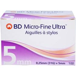 Bd Micro-Fine Ultra Pen-Nadeln 0,25x5 mm 31 G 100 St