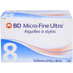 Bd Micro-Fine Ultra Pen-Nadeln 0,25x8 mm 31 G 100 St