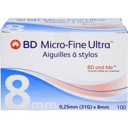 Bd Micro-Fine Ultra Pentapoint Pen-Nadeln 0,25x8mm 100 St