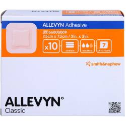 Allevyn Adhesive 7,5x7,5 cm haftende Wundauflage 10 St