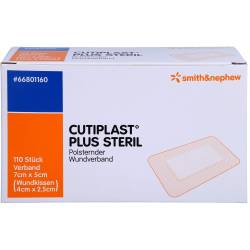 Cutiplast Plus steril 5x7 cm Verband 110 St