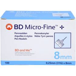 Bd Micro-Fine+ 8 Pen-Nadeln 0,25x8 mm 100 St