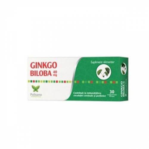 POLISANO GINKGO BILOBA 40MG X 30 COMPRIMATE FILMATE