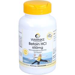 Betain Hcl 650 mg Kapseln 120 St