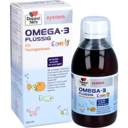 Doppelherz Omega-3 flüssig Familiensystem 250 ml