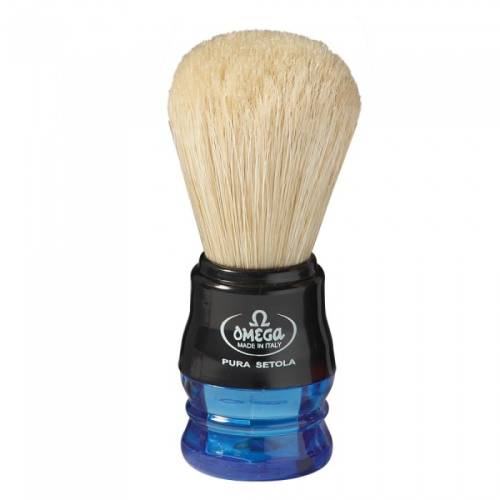 Pamatuf pentru barbierit albastru, 1 bucata, Omega Brush