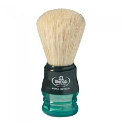 Pamatuf pentru barbierit verde, 1 bucata, Omega Brush