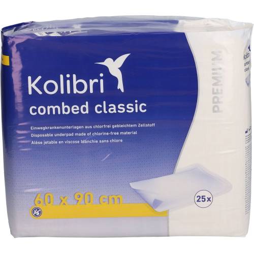 Kolibri combed Krankenunt.premium classic 60x90 cm 25 St