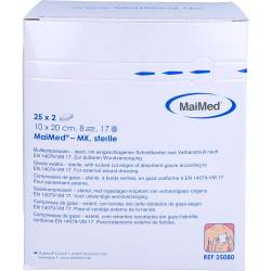 Mullkompressen 10x20 cm steril 8fach 50 St