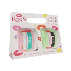 KISS PACHET UNT DE CORP 2 X 150ML AROME STRAWBERRY CREAM + JUICY WATERMELON