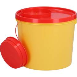 Kanüleneimer 5 l gelb 1 St