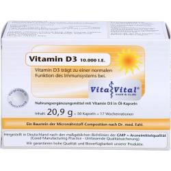 Vitamin D3 10.000 I.E. Kapseln 50 St