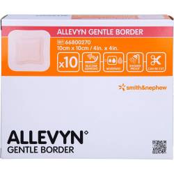 Allevyn Gentle Border 10x10 cm Schaumverb. 10 St