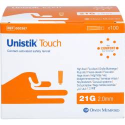 Unistik Touch 21 G Sicherheitslanzetten 100 St