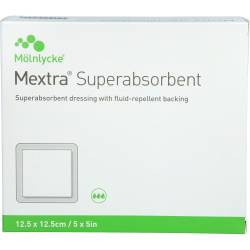 Mextra Superabsorbent Verband 12,5x12,5 cm 10 St