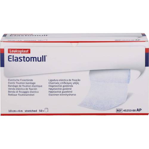Elastomull 10 cmx4 m elastische Fixierbinde 45253 50 St