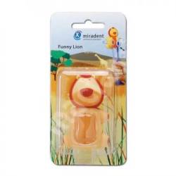 Mirandent suport periuta dinti cu ventuza Funny Lion