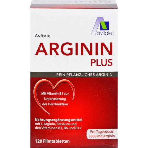Arginin Plus Vitamin B1+B6+B12+Folsäure Filmtabl. 120 St