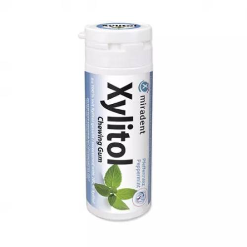 Xylitol Peppermint guma de mestecat 30 pastile