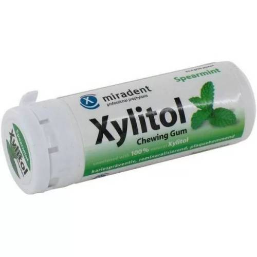 Xylitol Spearmint guma de mestecat 30 pastile