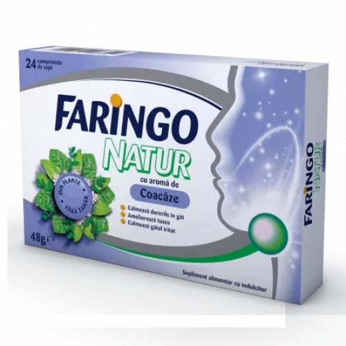 Faringo natur aroma de coacaze X 24 compr. supt Terapia