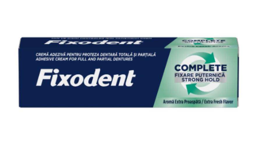 Fixodent Complete Extra Fresh Crema Adeziva 47g
