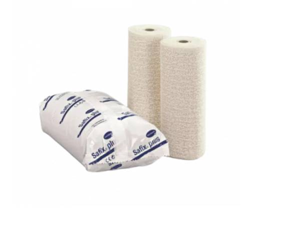 Hartmann Safix plus Fasa gipsata din tesatura de tifon 10 cm x 3 m 2 bucati