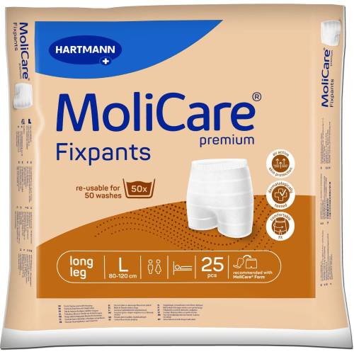 Molicare Premium Fixpants long leg Gr.L 25 St