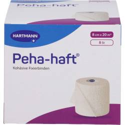 Peha-Haft Fixierbinde latexfrei 8 cmx20 m 8 St