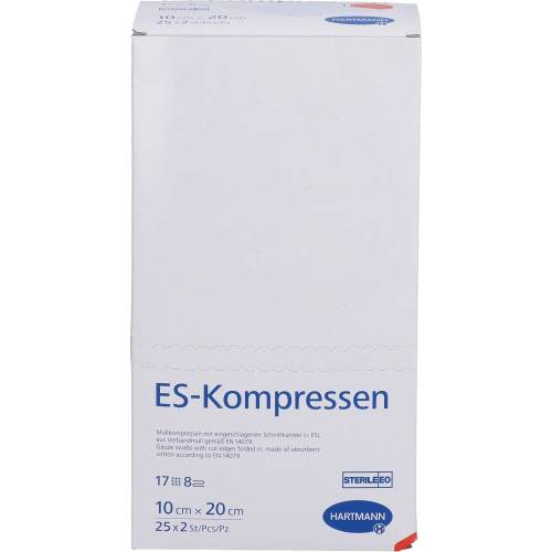 Es-Kompressen steril 10x20 cm 8fach 50 St