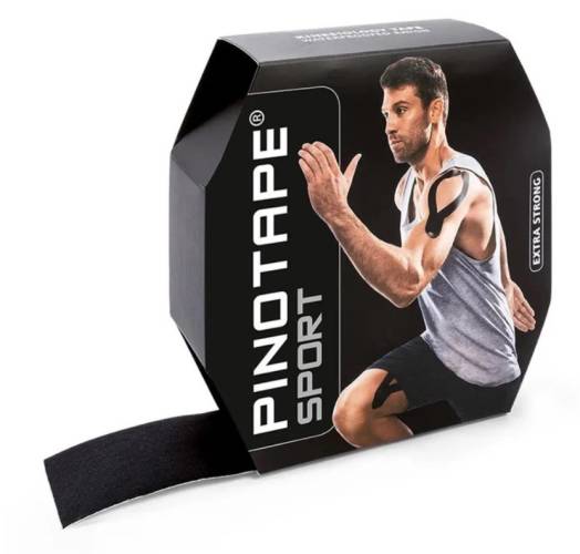 Pino Tape Pro Sport Kinesio negru 5 cm x 31m