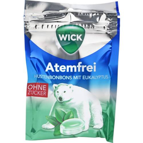 Wick Atemfrei Eukalyptus Bonbons o.Zucker Beutel 72 g