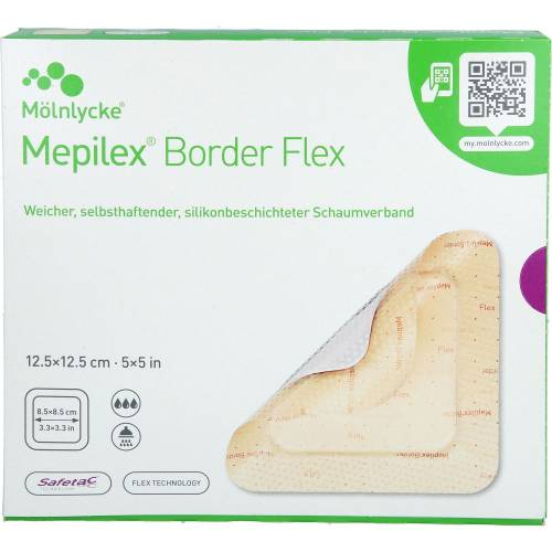 Mepilex Border Flex Schaumverb.haft.12,5x12,5 cm 10 St