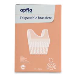 Sutien de unica folosinta, tip bustiera, marimea M, 3 bucati, Apfia Care