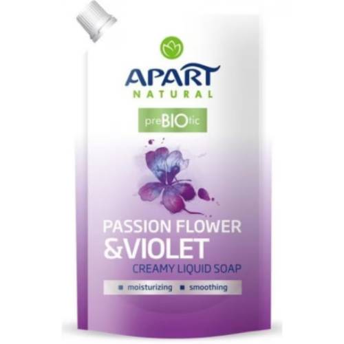 Rezerva sapun lichid cremos Passion Flower&Violet, 400ml, Apart