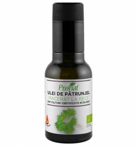 Ulei de patrunjel macerat la rece, eco-bio, 100 ml, Pronat