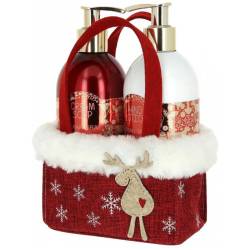Set Red X-Mas Sapun lichid 250ml + Lotiune de maini 250ml, Vivian Gray