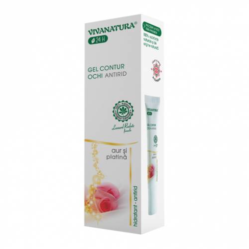Gel contur ochi antirid 15ml - Viva Natura