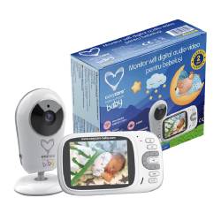 Monitor Wifi digital audio si video pentru bebelusi, VB609, EasyCare Baby