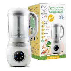 Aparat automat multifunctional de gatit cu aburi si blender 5in1, EasyCare Baby