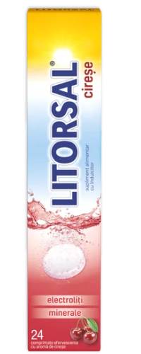 Zdrovit Litorsal Electroliti cu aroma de cirese 24 comprimate efervescente