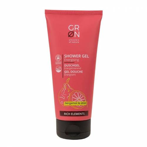Gel de dus energizant cu masline si bergamota Eco-Bio 200ml - GRN Shades of Nature